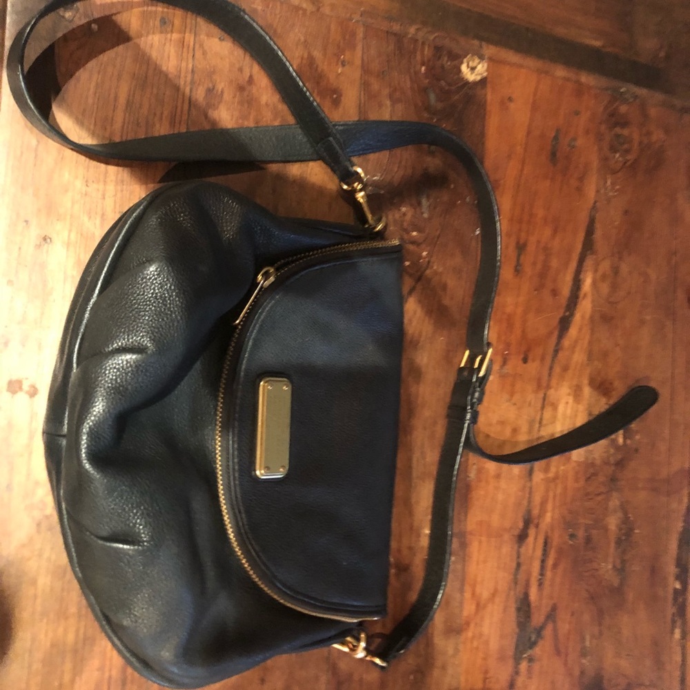 Black Marc Jacobs Natasha Leather Crossbody Bag